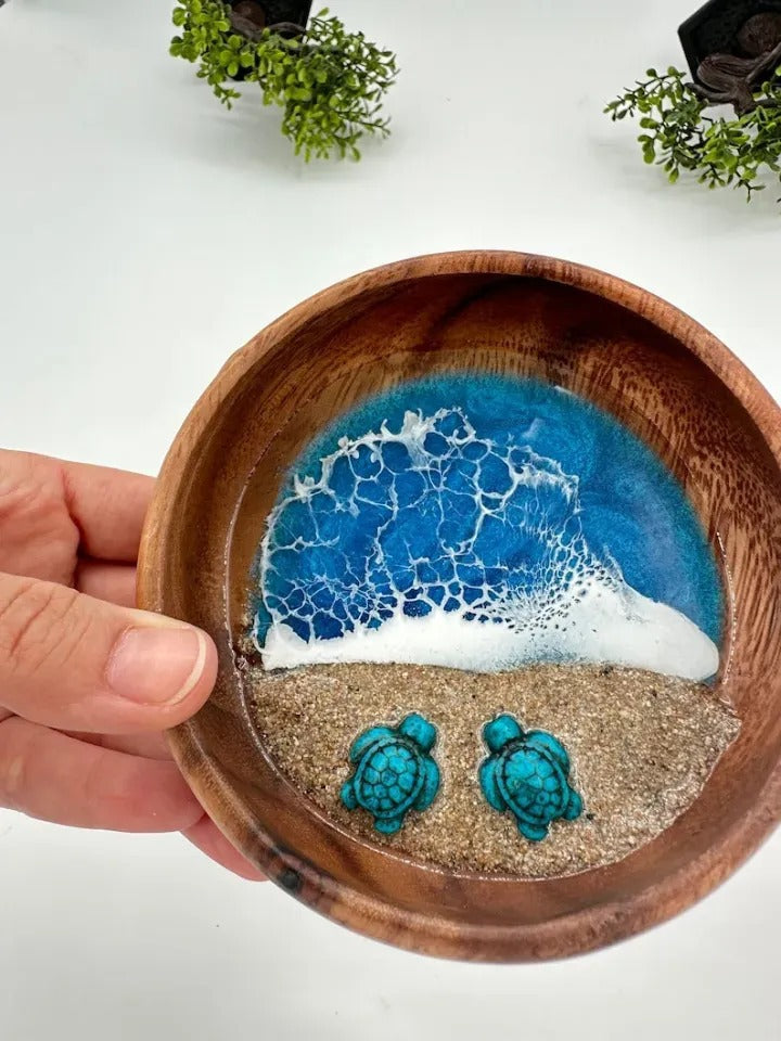 Handmade Marine Bowl Artwork Ornaments