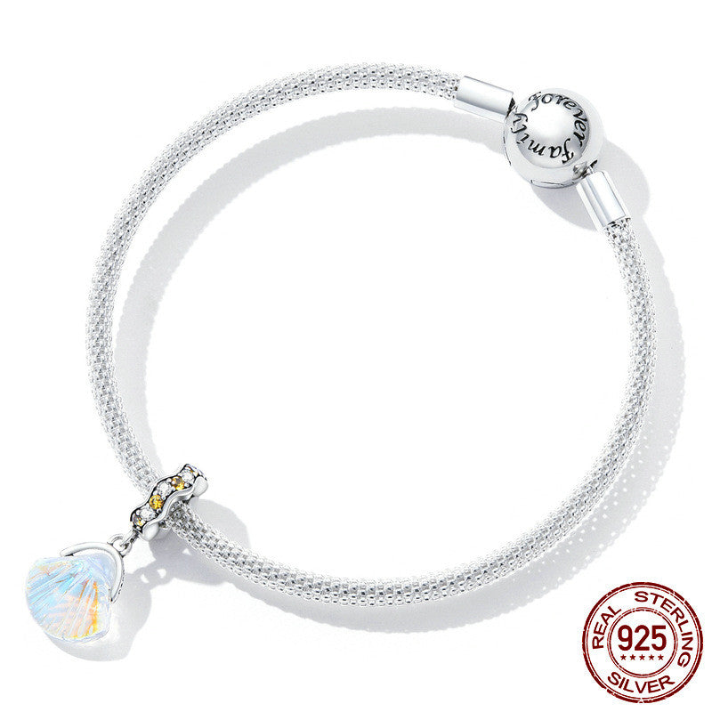Fashion Marine Glass Shell Bracelet Pendant