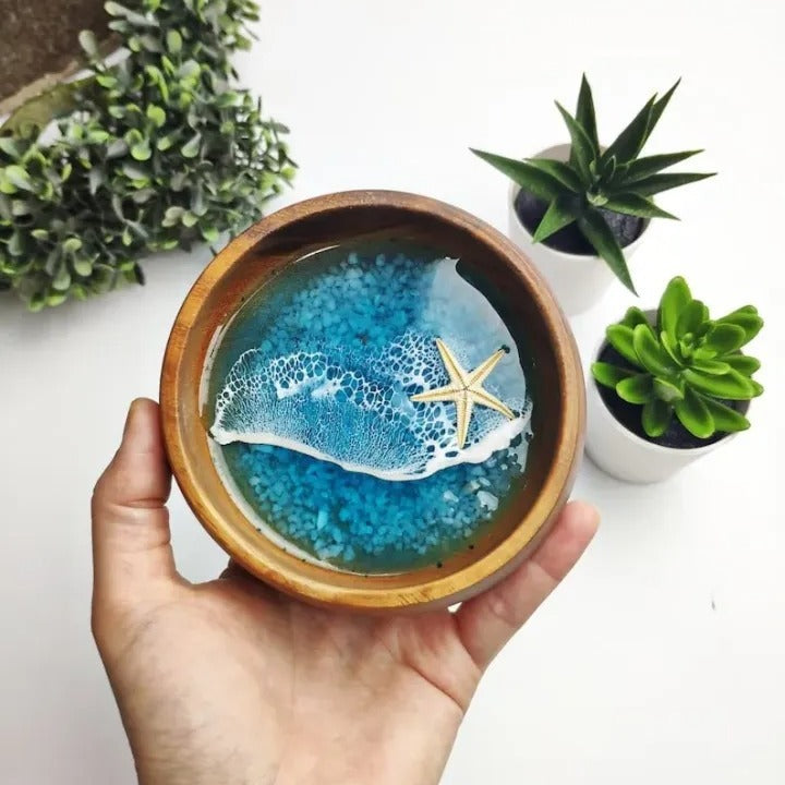 Handmade Marine Bowl Artwork Ornaments