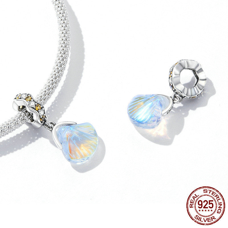 Fashion Marine Glass Shell Bracelet Pendant