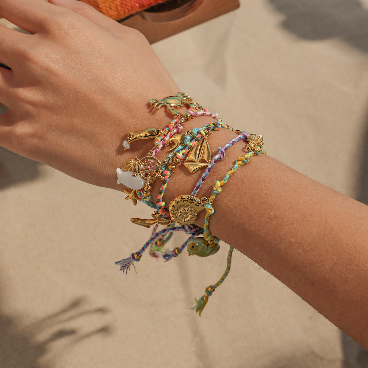 Marine Woven Diy Bracelet Stainless Steel