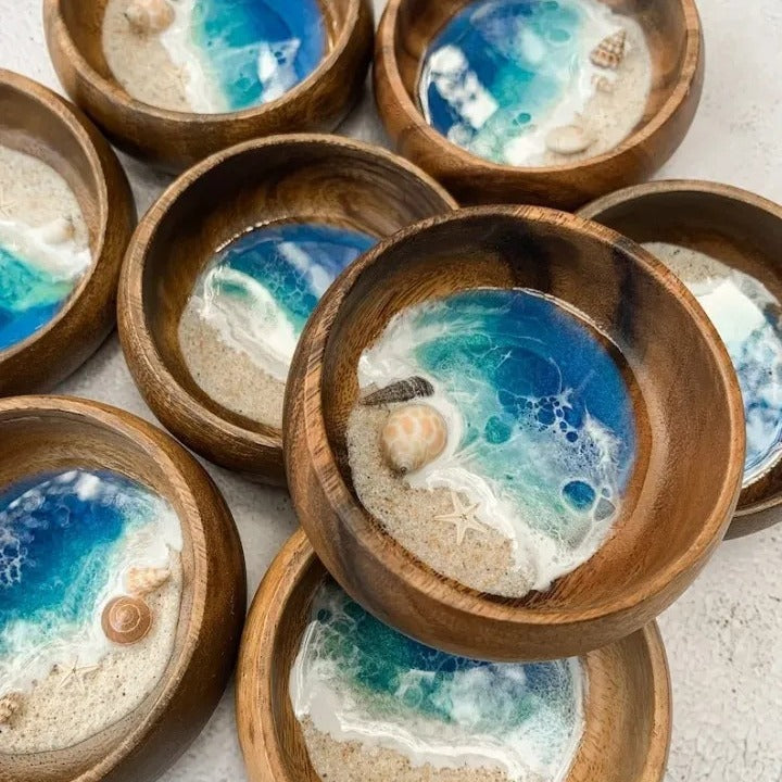 Handmade Marine Bowl Artwork Ornaments